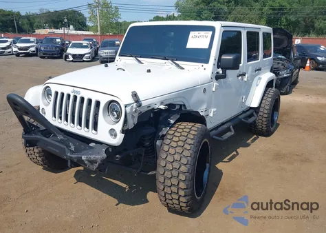 2018 Jeep Wrangler Jk Unlimited Sahara z USA, uszkodzony, nr VIN 1C4HJWEG0JL893733